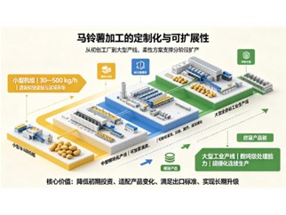 马铃薯加工的定制化与可扩展性：适配全规模生产的灵活解决方案